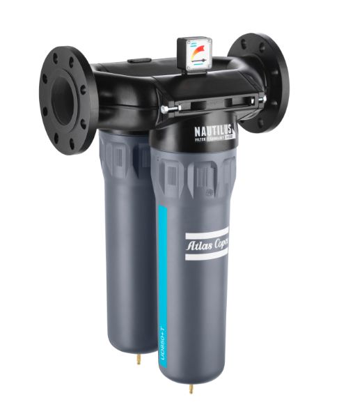 Магистральный фильтр грубой и тонкой очистки UD 850 plus. Product shot twin filters UD 850+ T.