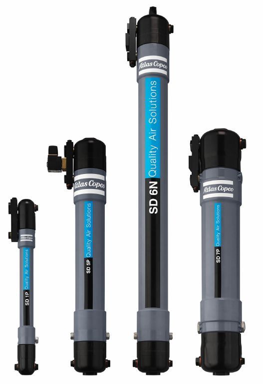 Мембранные осушители Atlas Copco серии SD. Мембранные осушители серии SD содержат тысячи полых волокон с инновационным внутренним покрытием, повышающим эффективность отделения влаги из кислорода и азота, обуславливая беспрецедентно низкий уровень утечки воздуха и потерь продувочного воздуха. Мембранные осушители Atlas Copco серии SD. Мембранные осушители серии SD содержат тысячи полых волокон с инновационным внутренним покрытием, повышающим эффективность отделения влаги из кислорода и азота, обуславливая беспрецедентно низкий уровень утечки воздуха и потерь продувочного воздуха.