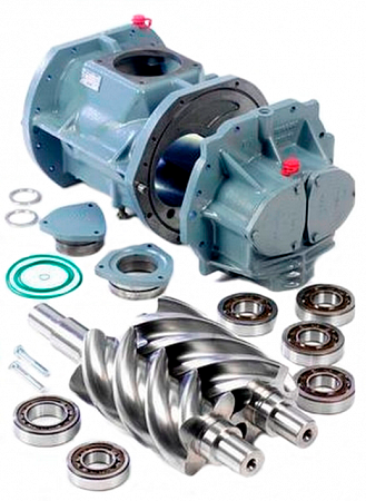 OIS J-50 C90-GEAR SPARES. Винтовой блок Atlas Copco ступень сжатия OIS J-50 C90-GEAR SPARES 1616757590