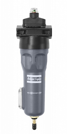 Atlas Copco DD 500+. Магистральные фильтры Atlas Copco DD 500+ - фильтр общего значения, предназначен для удаления масла, воды и пыли. Максимальная температура на входе 66°С.