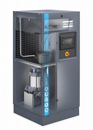 Atlas Copco компрессор GA11 VSD+ 13FF Atlas Copco компрессор GA11 VSD+ 13FF, винтовой, электрический, воздушный, маслозаполненный.