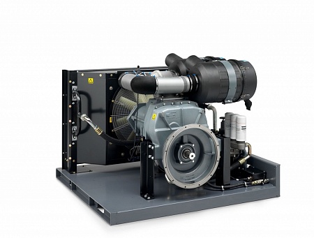 Atlas Copco ORX 12. Компрессорный модуль Atlas Copco ORX 12. Исполнение: без кожуха, на раме.