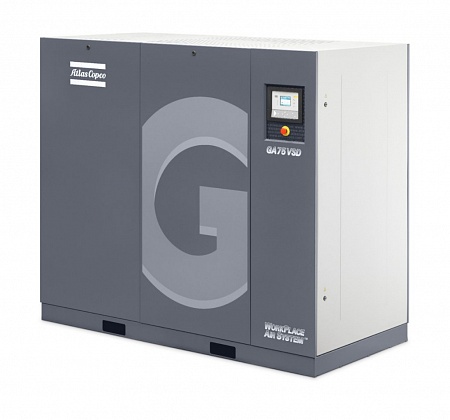 Atlas Copco GA 75 VSD FF. Винтовой, воздушный маслонаполненный компрессор Atlas Copco GA 75 VSD FF