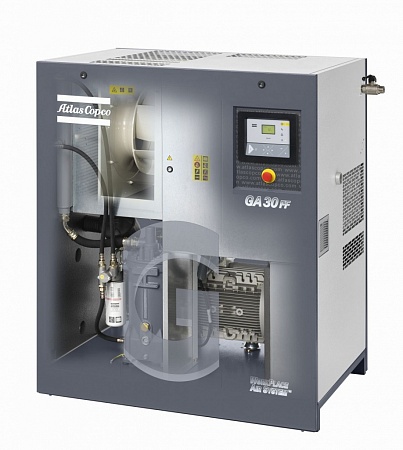 Atlas Copco компрессор GA30 8.5P CE Atlas Copco компрессор GA30 8.5P CE, винтовой, электрический, воздушный, маслозаполненный.