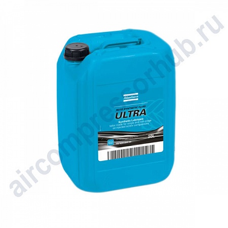 Roto Synthetic RS ULTRA 20л. Синтетическое масло Atlas Copco Roto Synthetic RS ULTRA 1630204120 для компрессоров серии GA, GX, GN, GR. Пластиковая канистра 20 литров. Диапазон температуры окружающей среды от 0 до +40 °C.